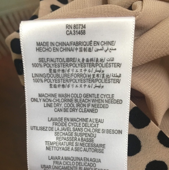 BCBG POLKA DOT MINI SKIRT - Picture 2 of 6